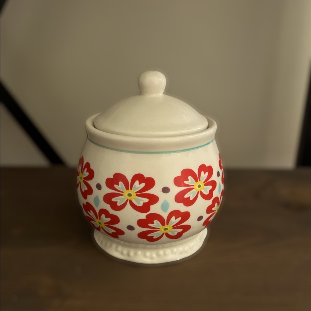 Pioneer Woman Flea Market Floral Sugar Bowl